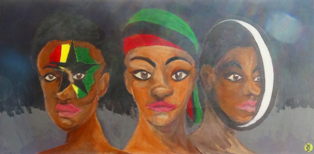 3 shades of black 20 x 60 2021