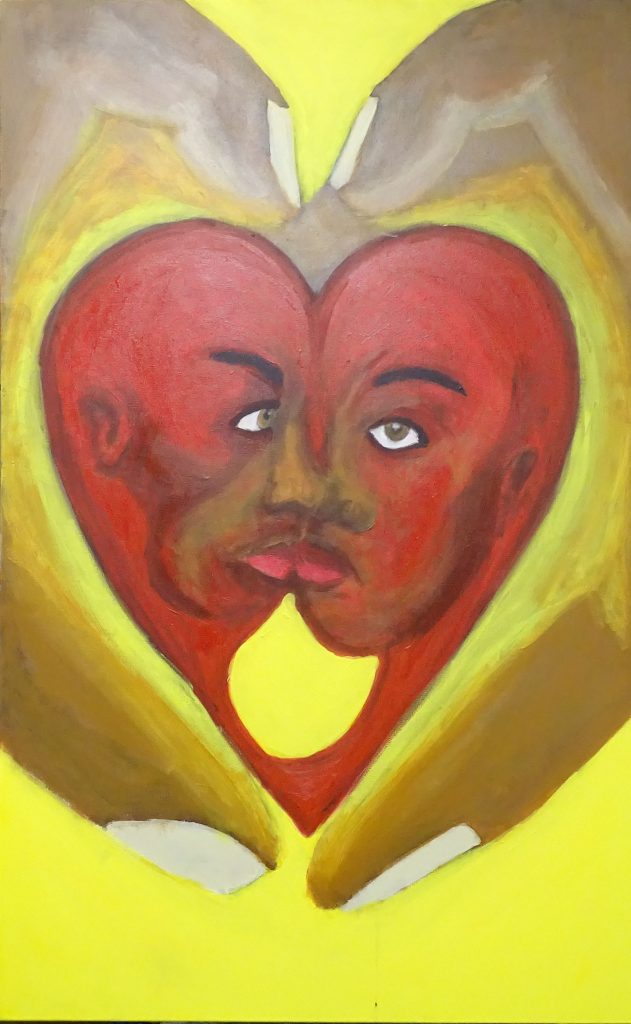 perfect love 30 x 48 acrylic 2023